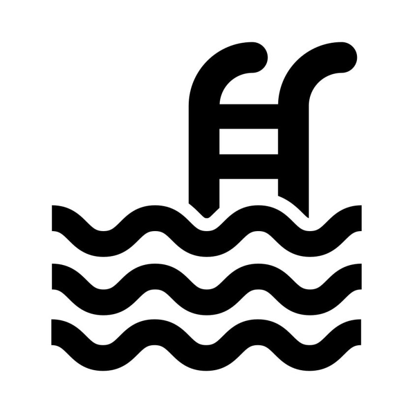 Значок бассейн