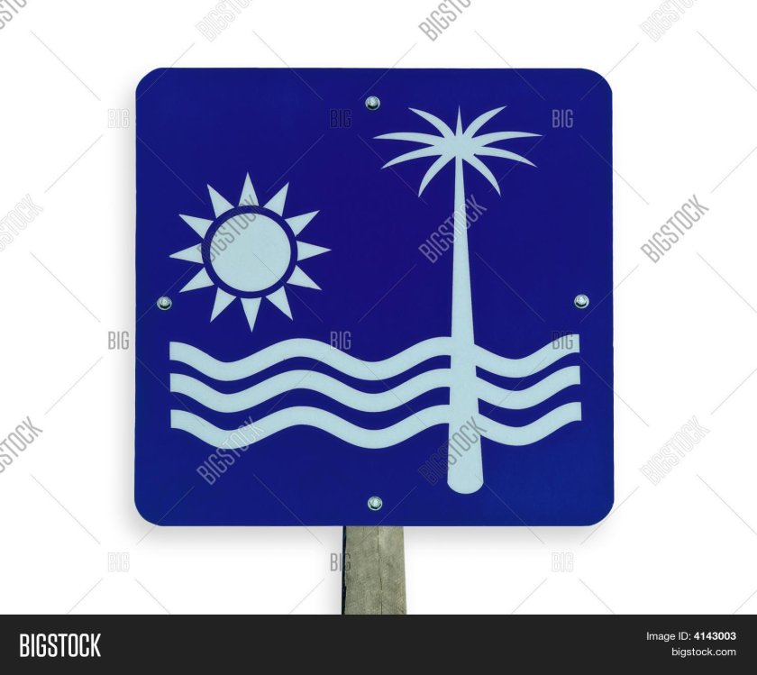 Знак бассейн или пляж