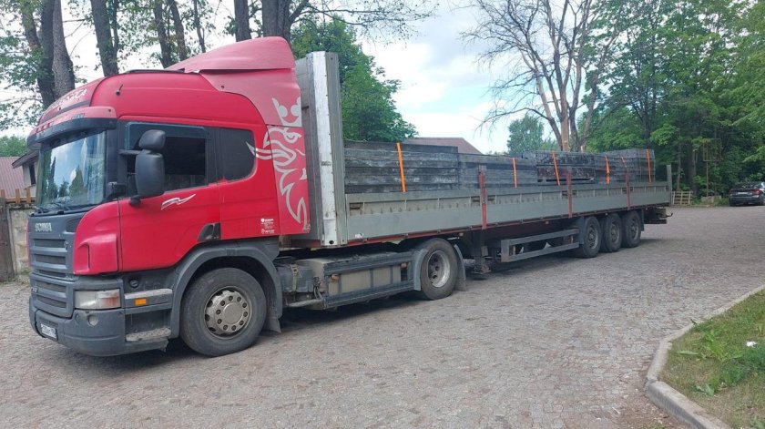 Шаланда 20 метров скания