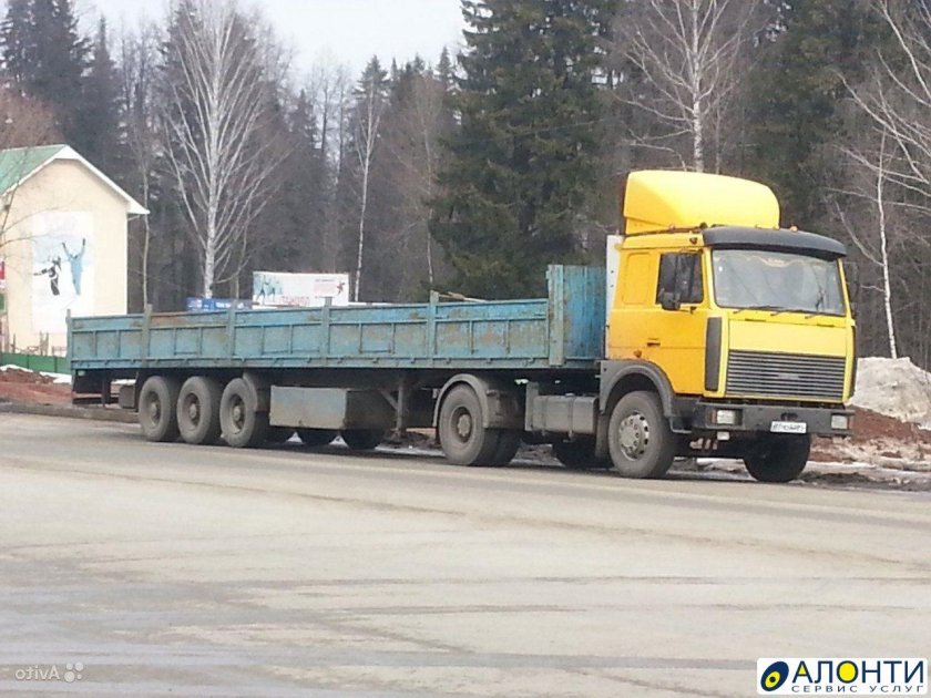 МАЗ длиномер бортовой