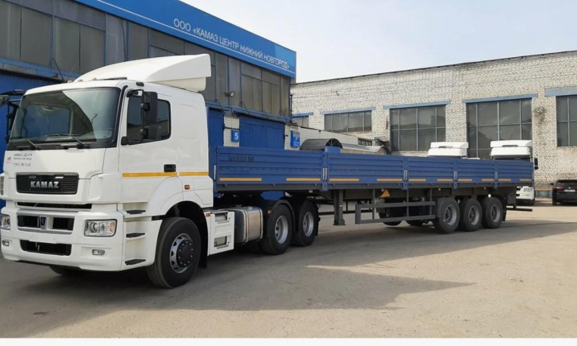 КАМАЗ 5490 Нео с полуприцепом