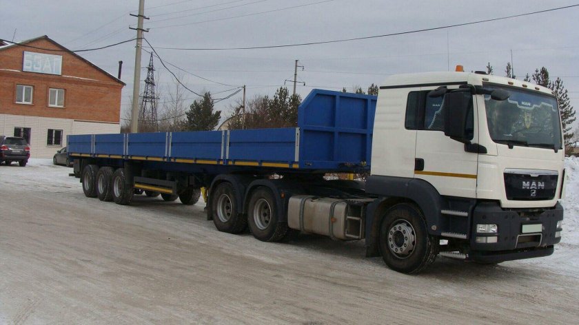 Ман ТГС 19.400 С прицепом