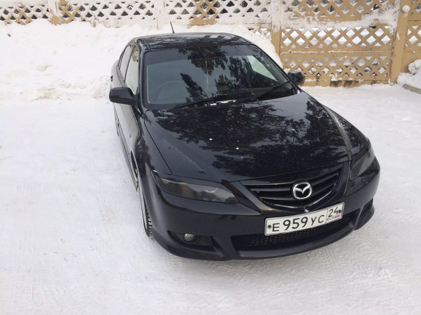 Mazda 6 gg черная