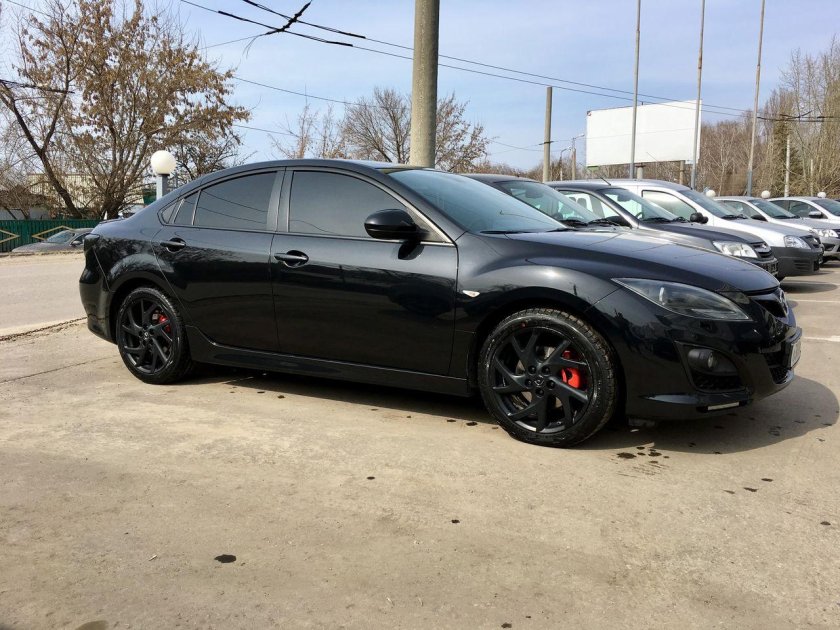 Мазда 6 GH черные диски