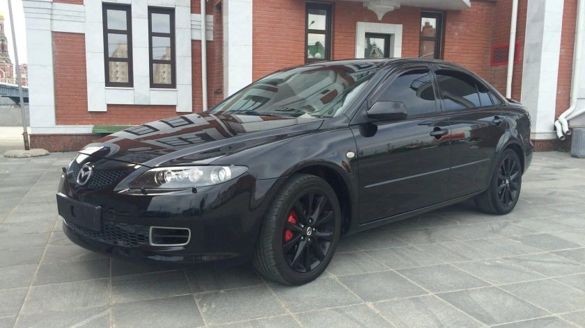Мазда 6 gg черная