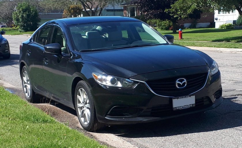 Мазда 6 GJ черная