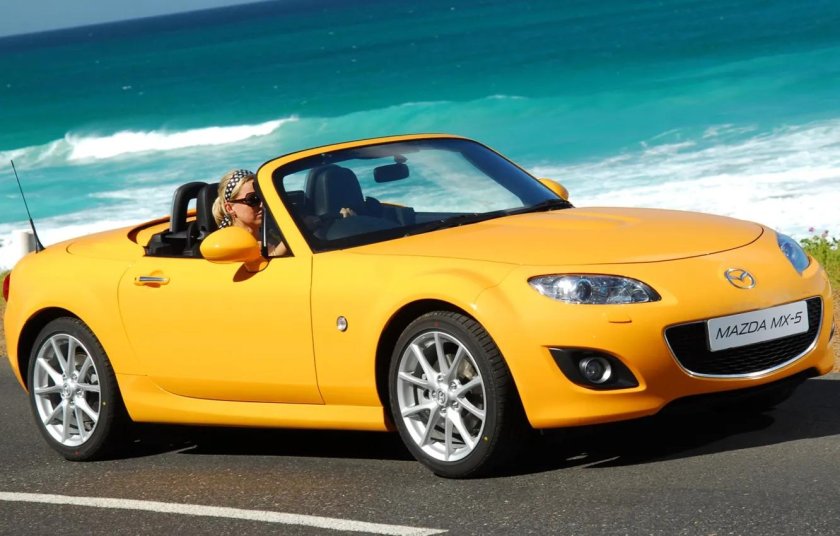 Mazda mx5 Yellow