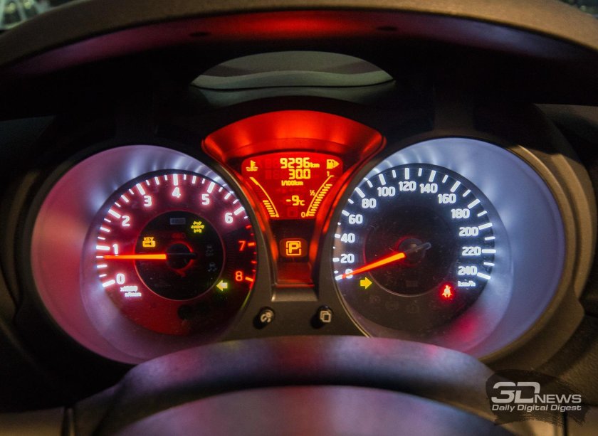 Nissan Juke приборная панель