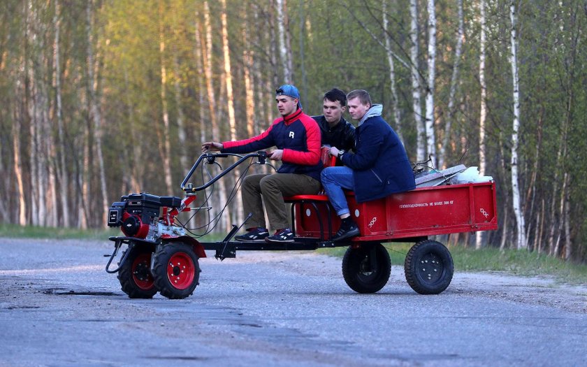 Мотоблоки с прицепом