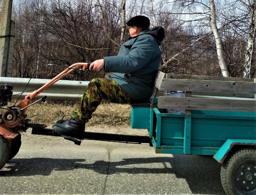 Мотоблоки с прицепом