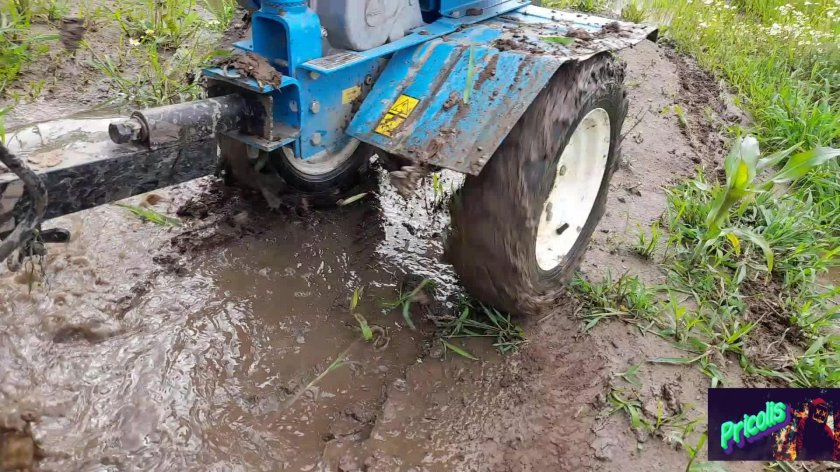 Как увеличить проходимость мотоблока