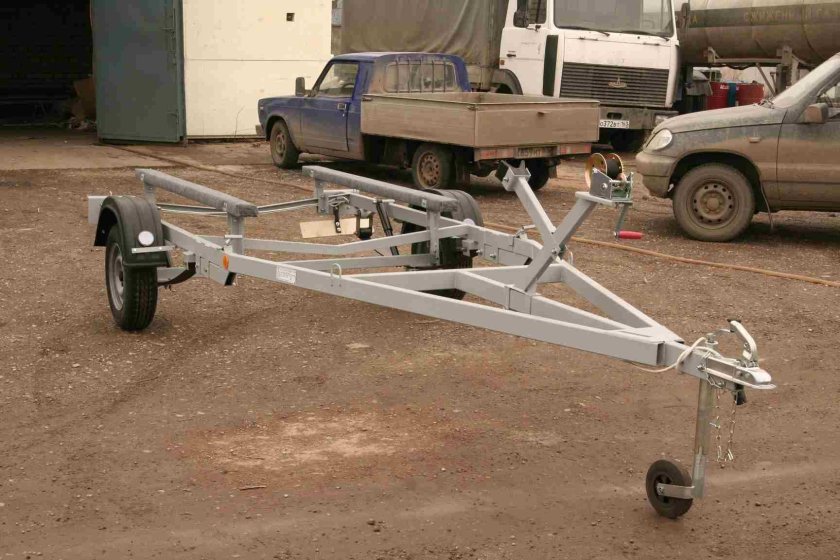 Размер прицепа для лодки ПВХ 420