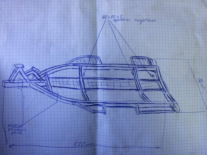Прицеп для лодки Обь м своими руками