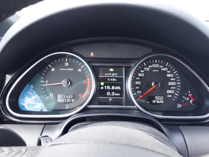 Audi q7 приборная панель