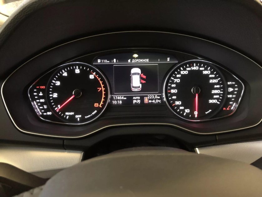 Audi q5 панель приборов