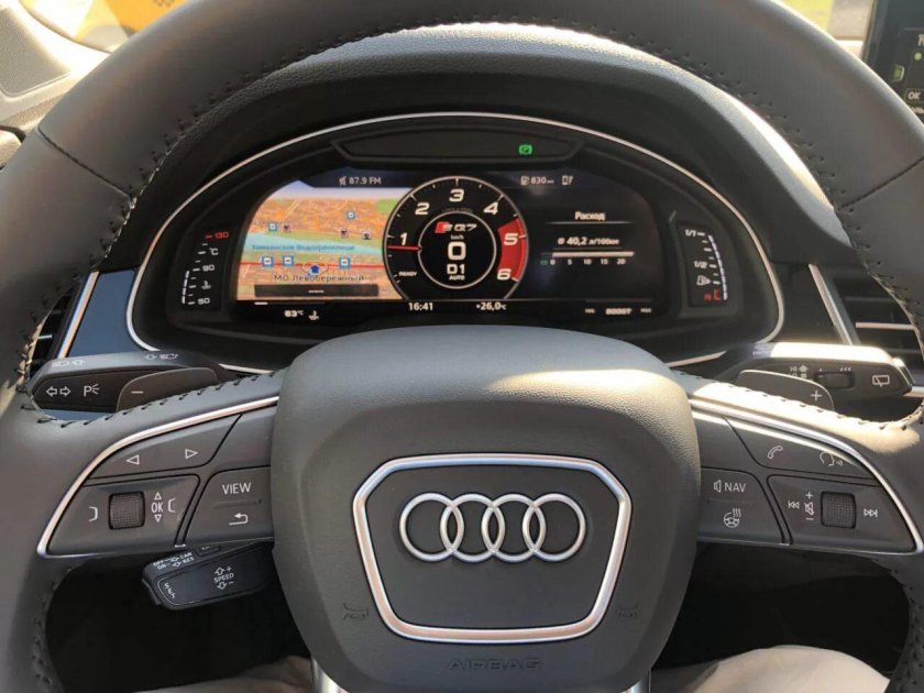 Audi q7 приборная панель 2020