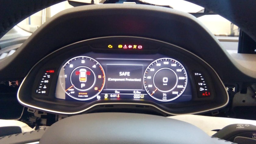 Audi q7 панель