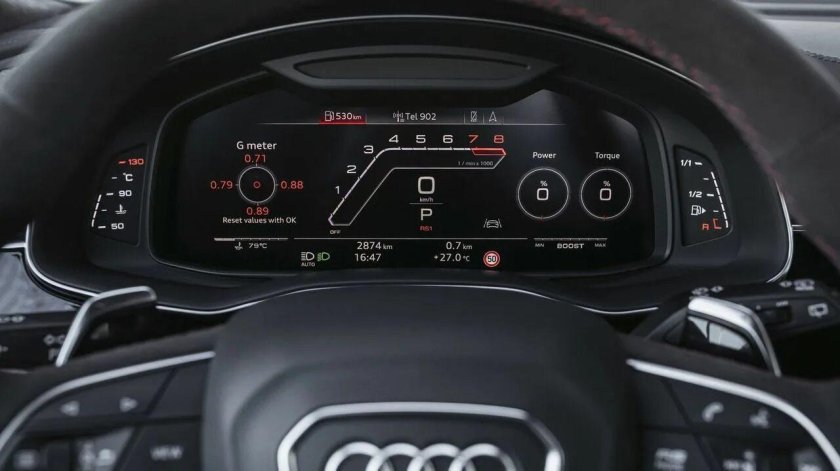 Audi q8 приборная панель
