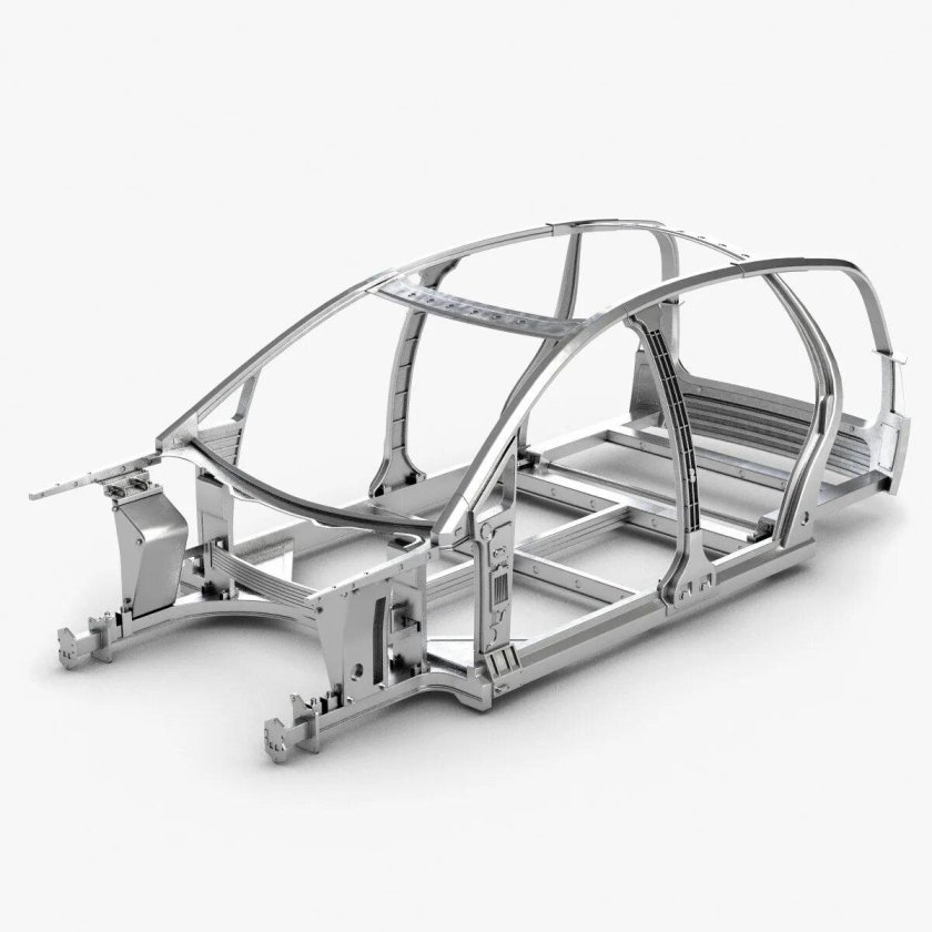 Silverado c10 Chassis frame 3d model