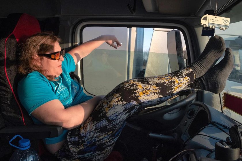 Анастасия Сачко дальнобойщица