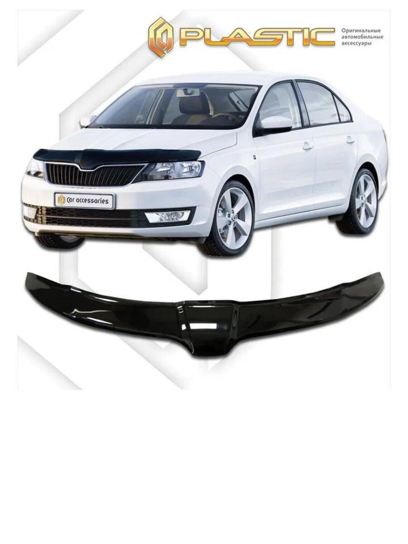 Дефлектор капота Рапид 2013