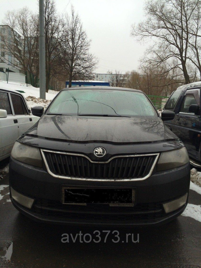 Дефлектор капота Шкода Рапид