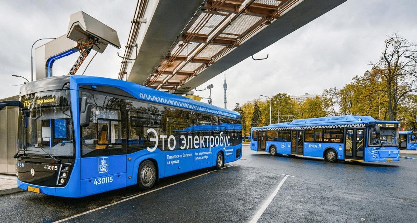 Автобусы Москва электробус
