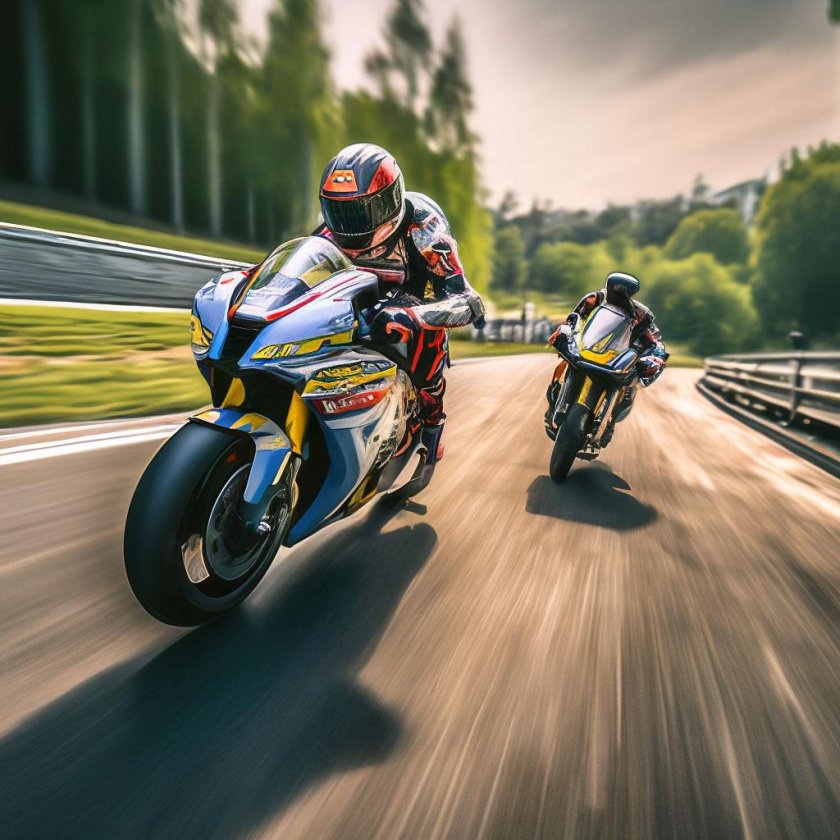 Спортивные мотоцикл