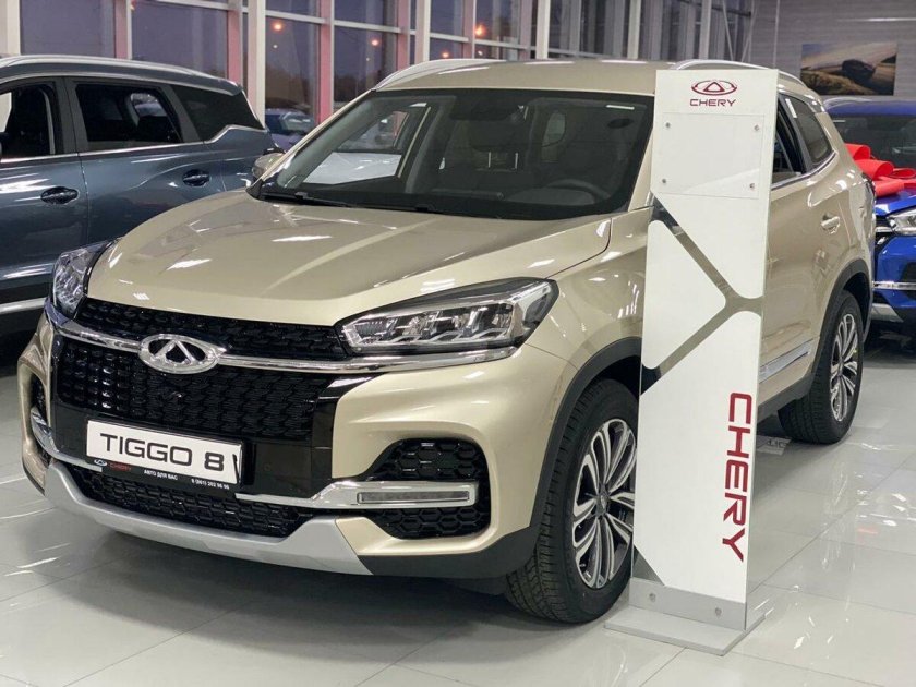 Чери Тигго.8 про белый перламутр