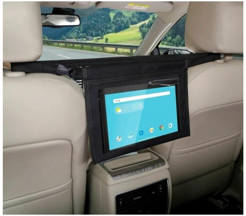 Держатель планшета Siger между сиденьями автомобиля тканевый