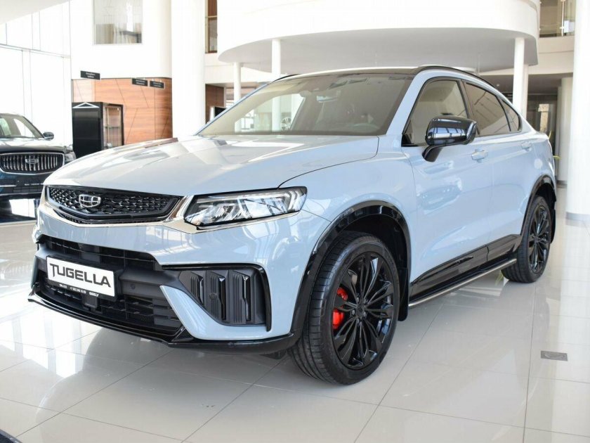 Geely Tugella flagship Sport серый