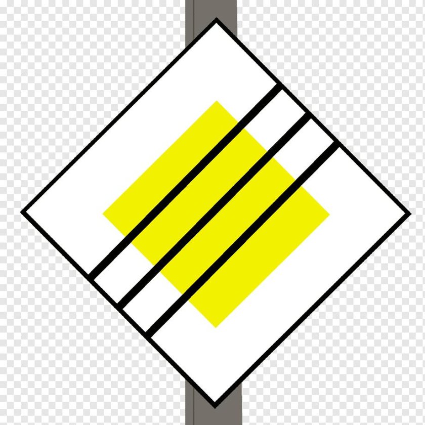 Знак конец главной дороги