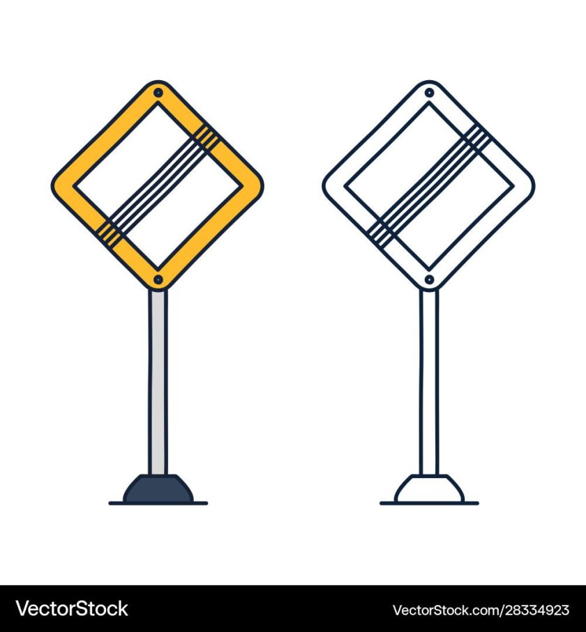 Знак Главная дорога