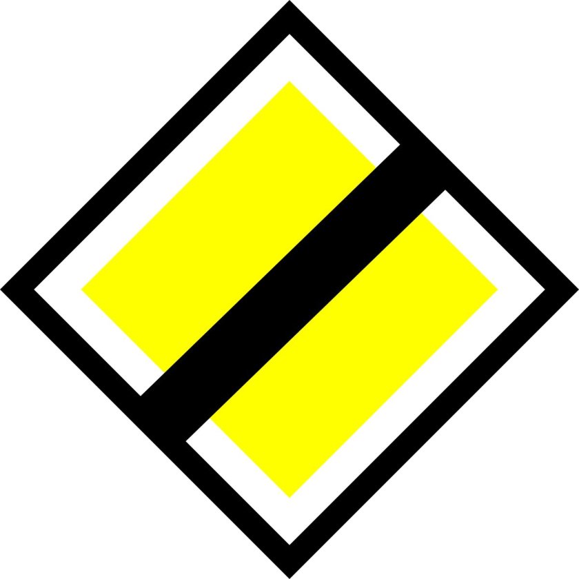 Дорожный знак Израиля 101