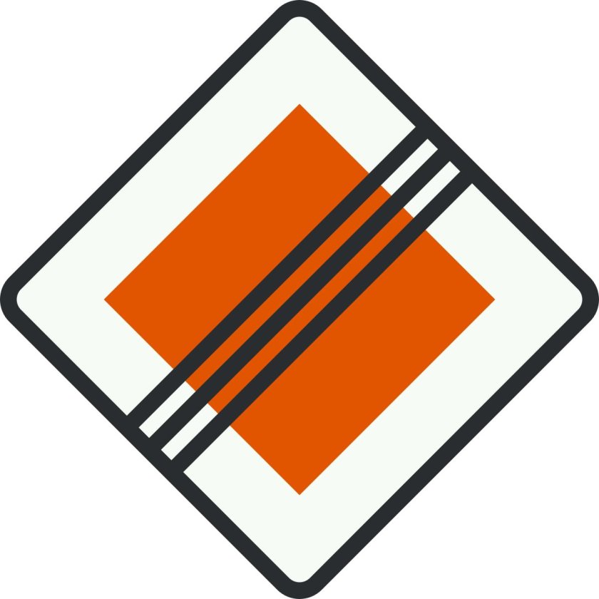 Дорожные знаки квадратные