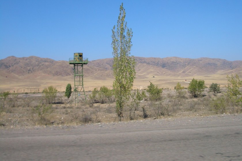 Пограничная застава Казахстана