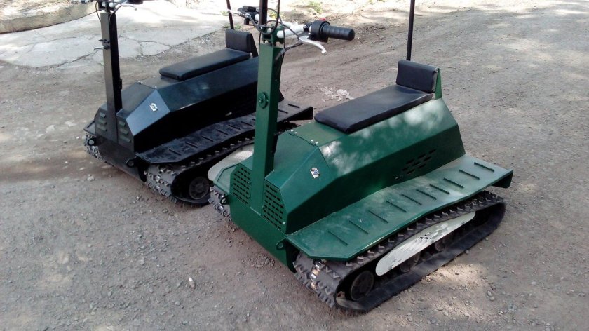 Мини вездеход на гусеницах