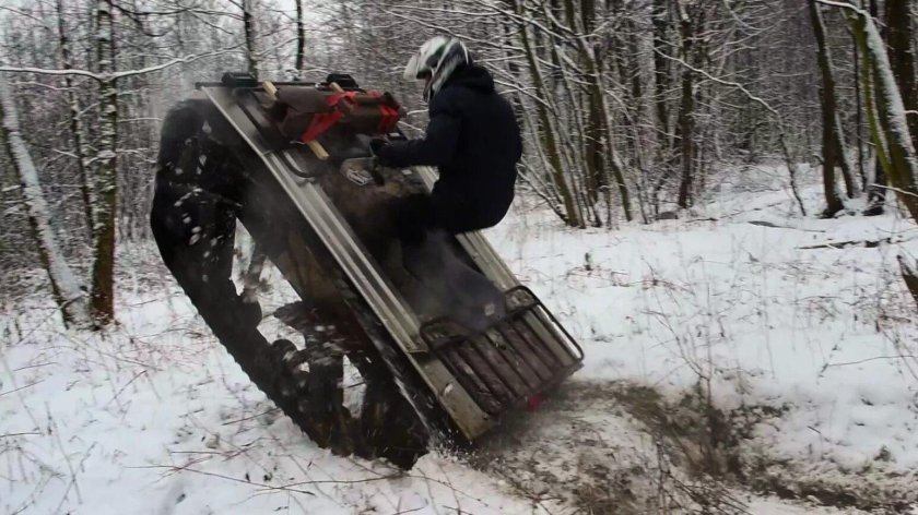Гусеничный вездеход патруль трак