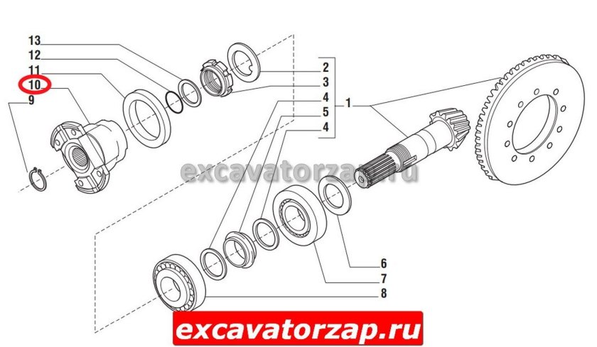 Задний мост Carraro