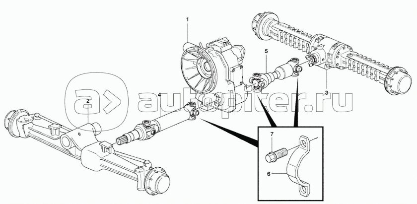 Фланец карданного вала Volvo bl71