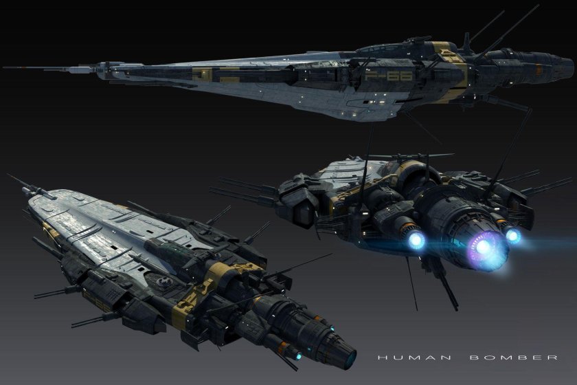 Sci Fi космический корабль Канонерка