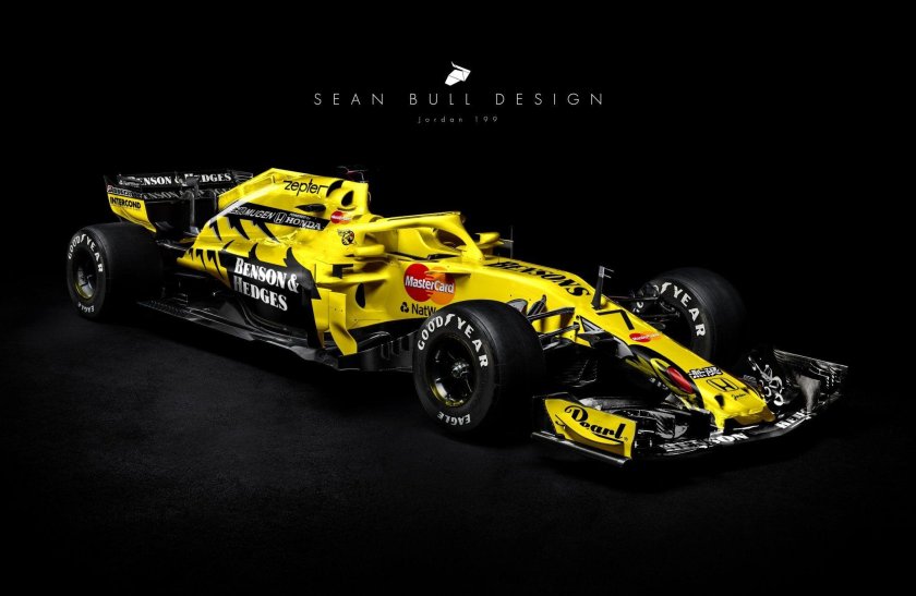 F1 Jordan livery