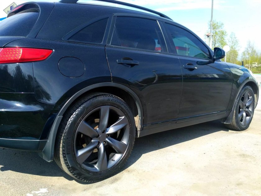 Infiniti fx35 диски графит матовые