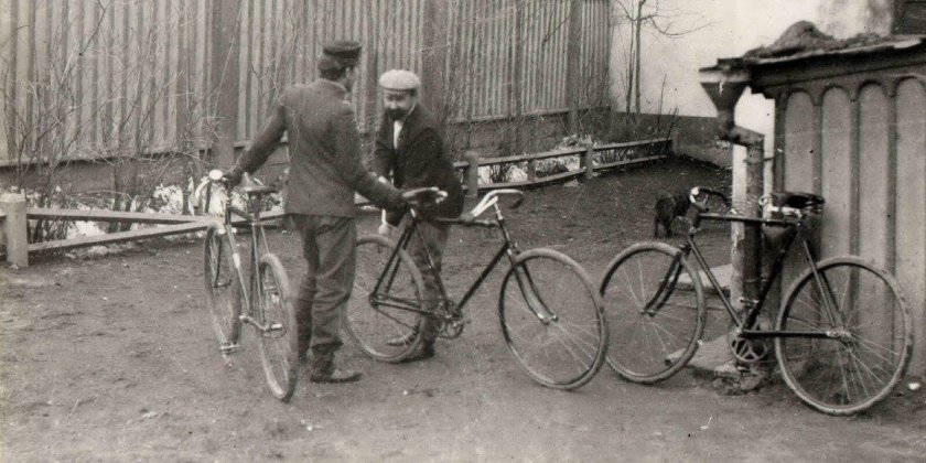 Велосипед начала 20 века в россии