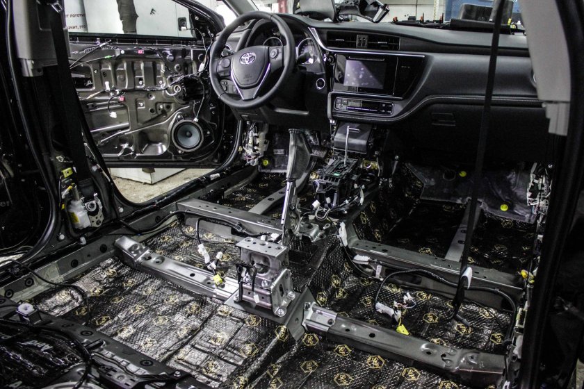 Шумоизоляция toyota camry