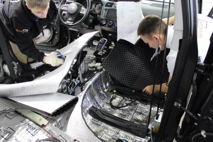 Шумоизоляция авто