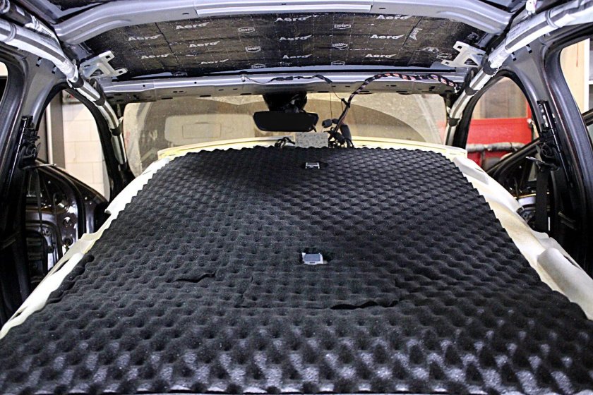 Mercedes GLA шумоизоляция