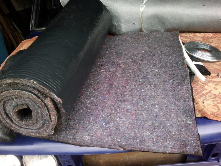 Шумоизоляция войлочная на битумной основе ВАЗ 2121