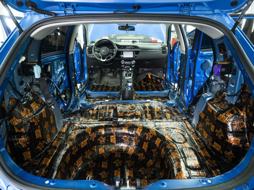 Шумоизоляция Киа Рио х 2021