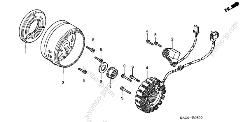 Генератор honda